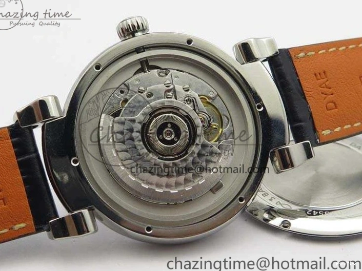 MIROTIME 0512 MoistureWicking Da Vinci IW356601 SS MKF 1:1 Best Edition Blue Dial On Black Leather Strap A 7233